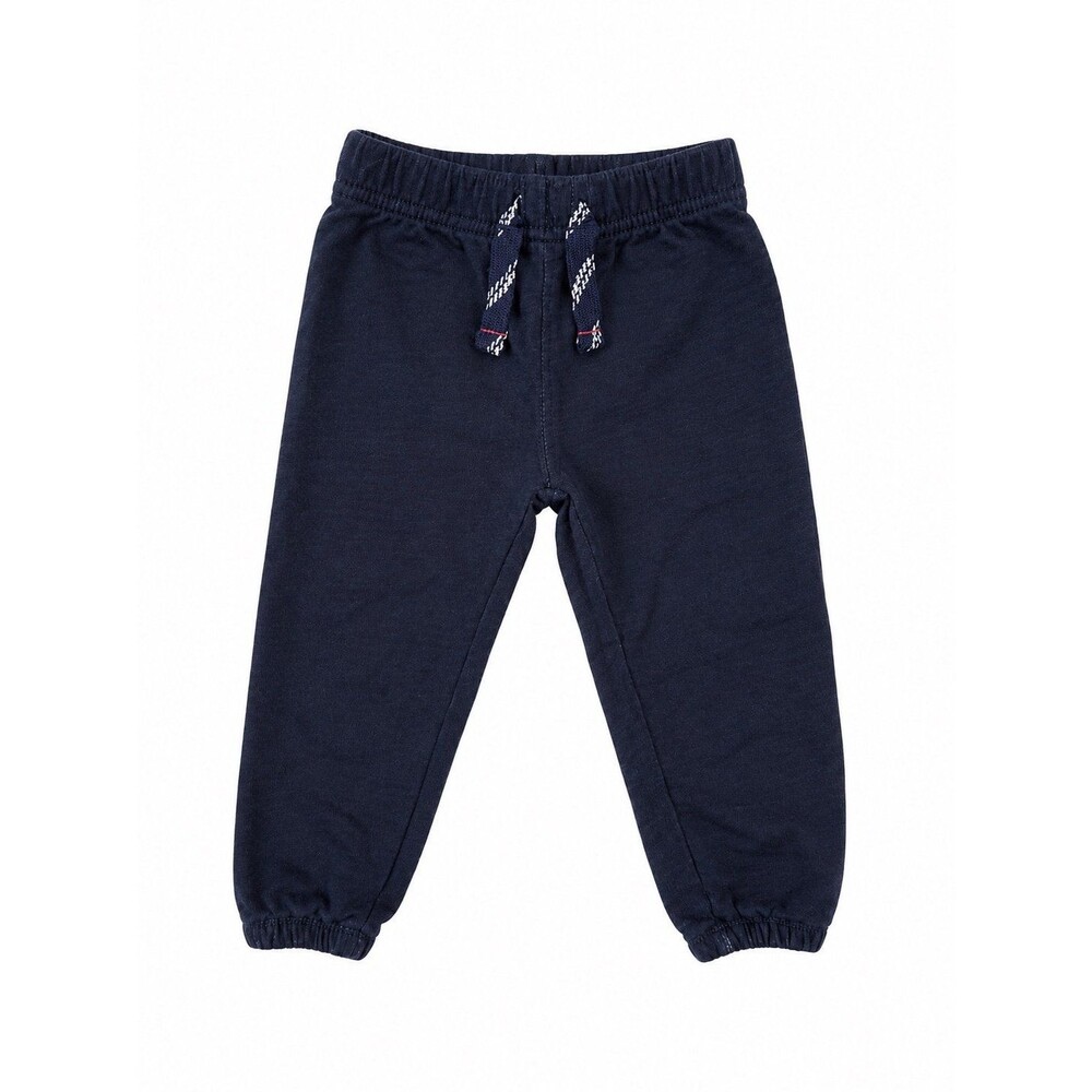 Carter’s Baby Boy Jogger Sweatpants Navy Blue Size 12 Months Elastic Waist
